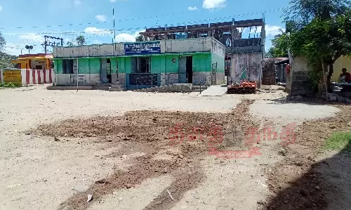 அகரம்பள்ளிப்பட்டு ஊராட்சி ஒன்றிய நடுநிலைப் பள்ளியில் தேங்கியிருந்த கழிவுநீர் அகற்றம்