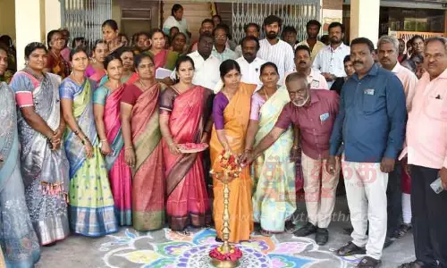 ரூ.12¾ லட்சம் மதிப்பில் புணரமைக்கப்பட்ட பூமாலை வணிக வளாகம் திறப்பு