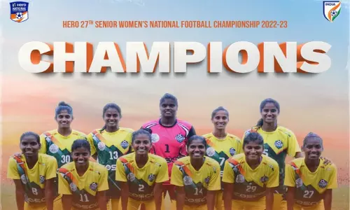 தேசிய மகளிர் கால்பந்து சாம்பியன்ஷிப் - தமிழ்நாடு அணி சாம்பியன்...!