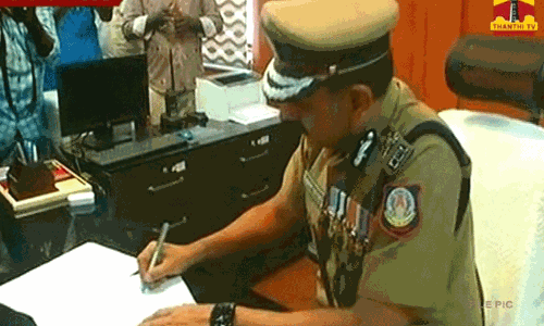 சென்னை மாநகர புதிய காவல் ஆணையராக பொறுப்பேற்றுக் கொண்டார் சந்தீப் ராய் ரத்தோர்