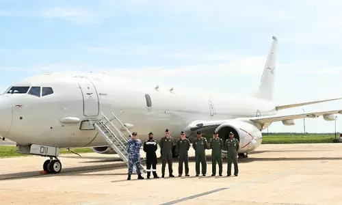 அரக்கோணத்திற்கு வந்த ஆஸ்திரேலிய கடல்சார் ரோந்து விமானம் அரக்கோணத்திற்கு வந்த ஆஸ்திரேலிய கடல்சார் ரோந்து விமானம்