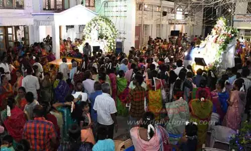 தூய பவுல் ஆலய தேர்பவனி