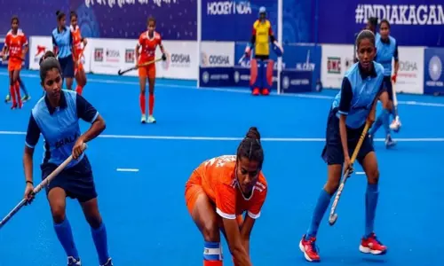 தேசிய மகளிர் ஜூனியர் ஆக்கி சாம்பியன்ஷிப்;5-வது நாள் லீக் ஆட்டங்கள் மராட்டியம் புதுச்சேரி அணிகள் வெற்றி....!!