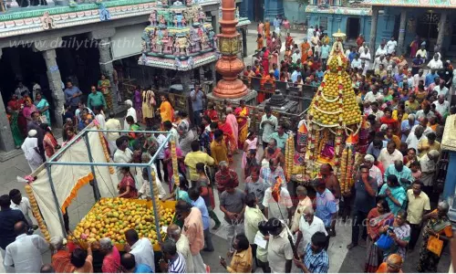 வேதபுரீஸ்வரர் கோவிலில் மாங்கனி திருவிழா