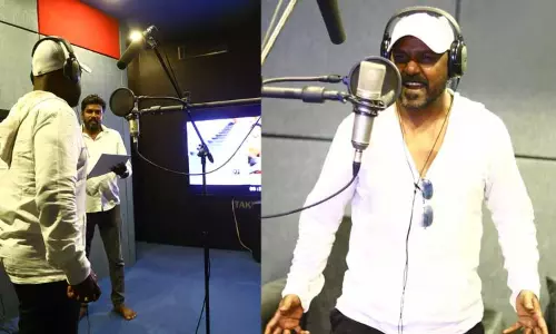 சந்திரமுகி 2 படத்தின் டப்பிங் பணிகளை தொடங்கிய ராகவா லாரன்ஸ்..! சந்திரமுகி 2 படத்தின் டப்பிங் பணிகளை தொடங்கிய ராகவா லாரன்ஸ்..!