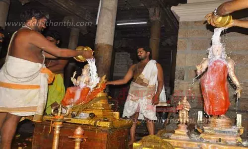 நெல்லையப்பர் கோவிலில் தீர்த்தவாரி