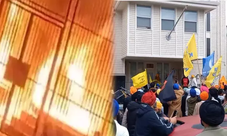 காலிஸ்தான் ஆதரவாளர்களால் இந்திய தூதரத்திற்கு தீ வைப்பு: அமெரிக்கா கடும் கண்டனம் காலிஸ்தான் ஆதரவாளர்களால் இந்திய தூதரத்திற்கு தீ வைப்பு: அமெரிக்கா கடும் கண்டனம்