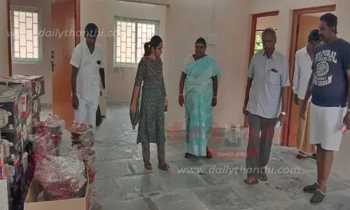 சமையல் கூடங்களில் சப்-கலெக்டர் ஆய்வு