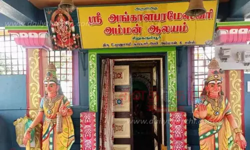 ஒரே நாளில் 3 கோவில்களின் பூட்டை உடைத்து 6 பவுன் நகை திருட்டு