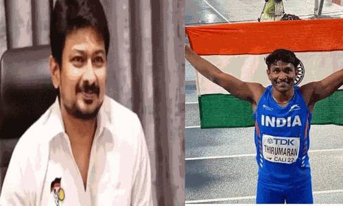 ஆசியாவின் சிறந்த ஜூனியர் தடகள வீரராக தேர்வாகியுள்ள செல்வபிரபுவுக்கு அமைச்சர் உதயநிதி ஸ்டாலின் வாழ்த்து ஆசியாவின் சிறந்த ஜூனியர் தடகள வீரராக தேர்வாகியுள்ள செல்வபிரபுவுக்கு அமைச்சர் உதயநிதி ஸ்டாலின் வாழ்த்து