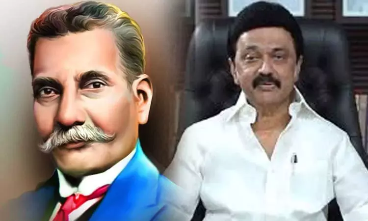 இரட்டைமலை சீனிவாசன் பிறந்தநாள் - முதல்-அமைச்சர் மு.க.ஸ்டாலின் டுவீட் இரட்டைமலை சீனிவாசன் பிறந்தநாள் - முதல்-அமைச்சர் மு.க.ஸ்டாலின் டுவீட்