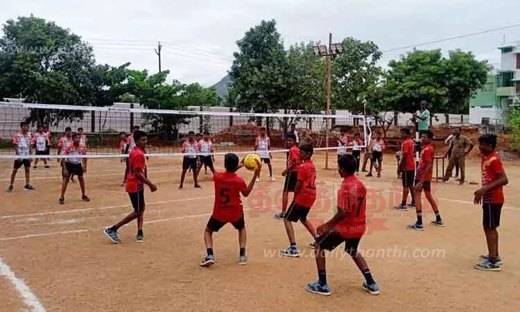 மாநில அளவிலான சப்-ஜூனியர் எறிப்பந்து போட்டி