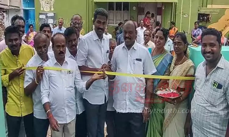 புதிய மேல்நிலை குடிநீர் தொட்டி திறப்பு