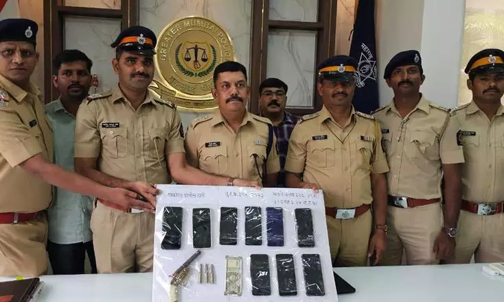 துப்பாக்கி முனையில் வாடிக்கையாளர்களிடம் பணம் பறிப்பு - போலி மசாஜ் பார்லர் நடத்திய 7 பேர் கொண்ட கும்பல் கைது