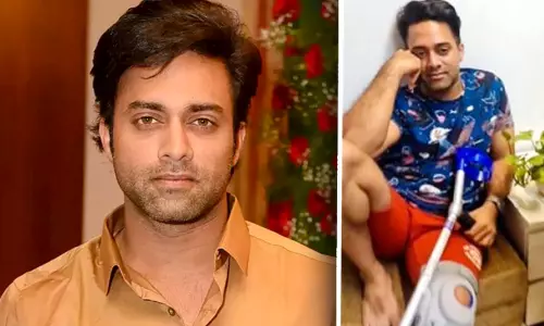 பிரபல நடிகர் நவ்தீப் கால் உடைந்தது பிரபல நடிகர் நவ்தீப் கால் உடைந்தது