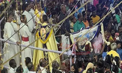 புனித அன்னம்மாள் ஆலய திருவிழா கொடியேற்றம்