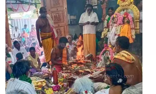 ஏகாம்பரேஸ்வரர் கோவிலில் சம்வஸ்திராபிஷேகம் ஏகாம்பரேஸ்வரர் கோவிலில் சம்வஸ்திராபிஷேகம்