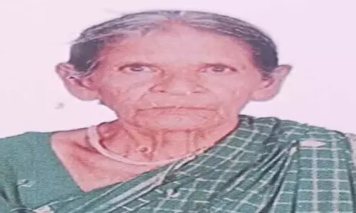 தனியார் பள்ளி வேன் மோதி மூதாட்டி பலி