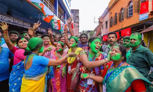 மேற்கு வங்காள உள்ளாட்சி தேர்தலில் திரிணாமுல் காங். தொடர்ந்து வெற்றி முகம்