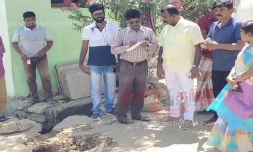 நெல்லை துணை மேயர் கே.ஆர்.ராஜூ ஆய்வு