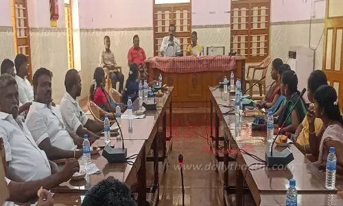 கீழப்பாவூர் யூனியன் கூட்டம்