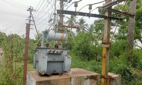 ஆனத்தூரில் பழுதாகி 2 மாதமாகியும் சீரமைக்கப்படாத மின்மாற்றி பயிர்கள் கருகுவதால் விவசாயிகள் கவலை