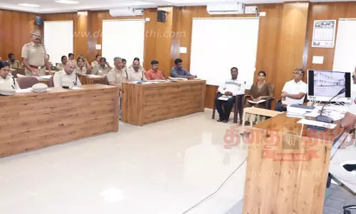 நிலுவையில் உள்ள குற்ற வழக்குகளின் விசாரணையை விரைந்து முடிக்க வேண்டும்போலீஸ் சூப்பிரண்டு அறிவுறுத்தல்