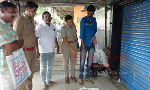 கஞ்சா வைத்திருந்ததாக பானிபூரி கடைக்கு சீல்-உரிமையாளர் கைது