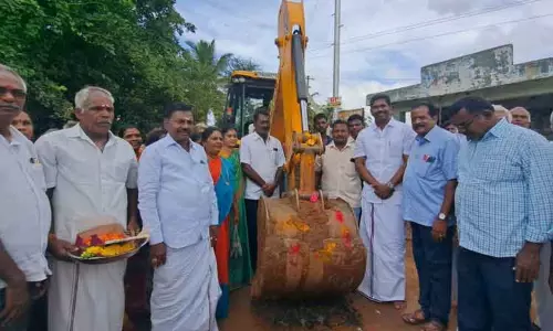 பள்ளவள்ளி ஊராட்சியில் ரூ.22 லட்சம் மதிப்பீட்டில் புதிய சாலை அமைக்கும் பணி பள்ளவள்ளி ஊராட்சியில் ரூ.22 லட்சம் மதிப்பீட்டில் புதிய சாலை அமைக்கும் பணி