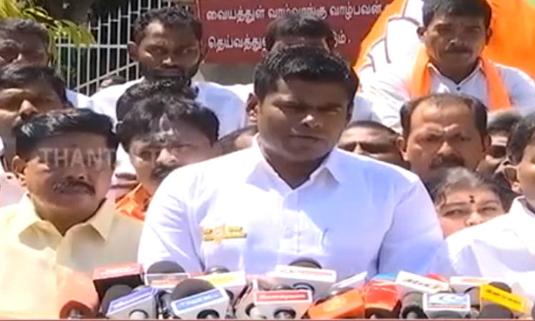 தமிழ்நாடு முன்னேறாதத்திற்கு இங்குள்ள ஆட்சியாளர்கள் தான் காரணம் - பாஜக தலைவர் அண்ணாமலை