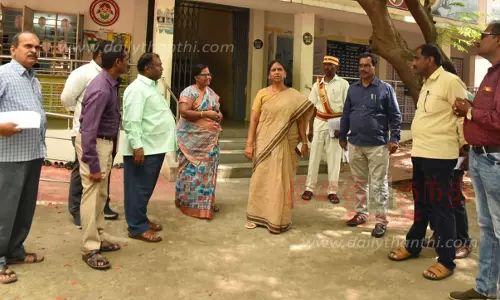 கலைஞர் மகளிர் உரிமைத்தொகை:பயனாளிகளுக்கு முகாம்கள் அமைத்து விண்ணப்பங்கள் வழங்க நடவடிக்கைகலெக்டர் சாந்தி நேரில் ஆய்வு