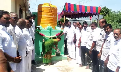 குடிநீர் தொட்டி திறப்பு