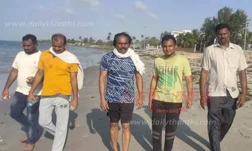 கீழக்கரை கடலில் கழிவுநீர் கலப்பதை தடுக்க வேண்டும்-நகராட்சிக்கு அமைச்சர் மனோ தங்கராஜ் அறிவுறுத்தல்