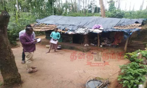 வருவாய்த்துறை அதிகாரிகள் ஆய்வு