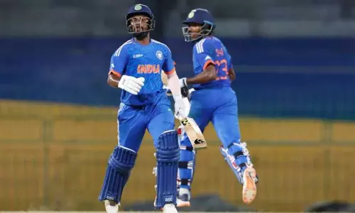 இளையோர் ஆசிய கோப்பை கிரிக்கெட்: பாகிஸ்தானை பந்தாடியது இந்தியா - சாய் சுதர்சன் சதம் அடித்து அசத்தல்