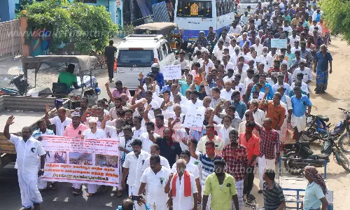 தங்கச்சிமடத்தில் அமைதி பேரணி