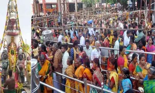 மடப்புரம் பத்ரகாளியம்மன் கோவிலில் பக்தர்கள் குவிந்தனர்