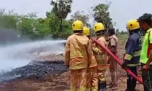 நுகர்பொருள் வாணிபக்கழக கிட்டங்கி வளாகத்தில் தீ