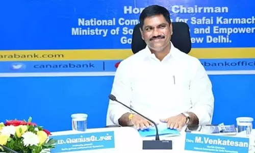 மனித கழிவுகளை மனிதனே அள்ளியதாக புகார்: தேசிய துப்புரவு தொழிலாளர்கள் நலவாரிய தலைவர் ஆய்வு