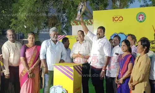 ஆசிய ஆக்கி சாம்பியன்ஷிப் கோப்பைக்கு வரவேற்பு