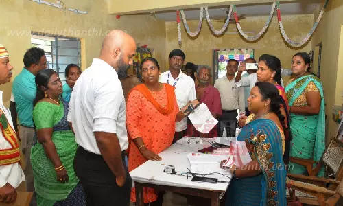 கலைஞர் மகளிர் உரிமைத் தொகை திட்ட விண்ணப்பம் பதிவு முகாம்