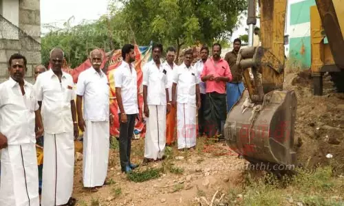 ரூ.45 லட்சத்தில் சாலை-வாறுகால் அமைக்கும் பணி தொடக்கம்