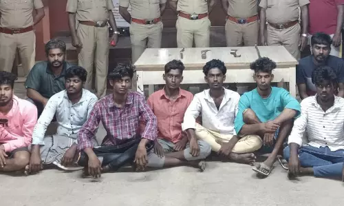 எண்ணெய் ஆலை உரிமையாளர் வீட்டில் திருட முயன்ற 11 பேர் கைது
