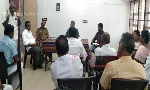 கோவில் திருவிழா ஆலோசனை கூட்டம்