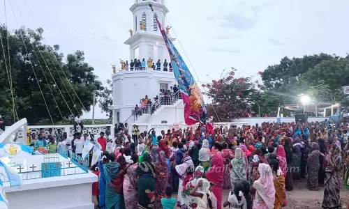 காரங்காடு தூய செங்கோல் மாதா ஆலய திருவிழா கொடியேற்றம்