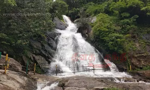குரங்கு நீர்வீழ்ச்சியில் வெள்ளப்பெருக்கு