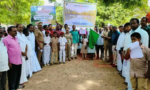 அலையாத்திக்காடுகள் பாதுகாப்பு விழிப்புணர்வு ஊர்வலம் அலையாத்திக்காடுகள் பாதுகாப்பு விழிப்புணர்வு ஊர்வலம்