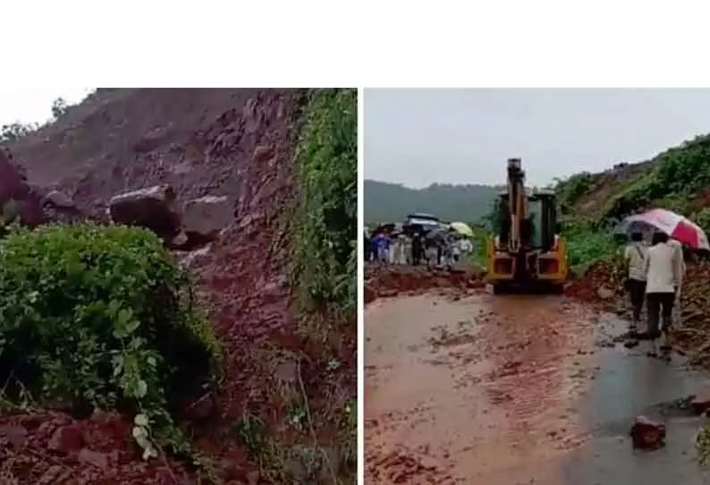 மும்பை- கோவா, மும்பை- புனே விரைவு சாலைகளில் நிலச்சரிவால் போக்குவரத்து பாதிப்பு