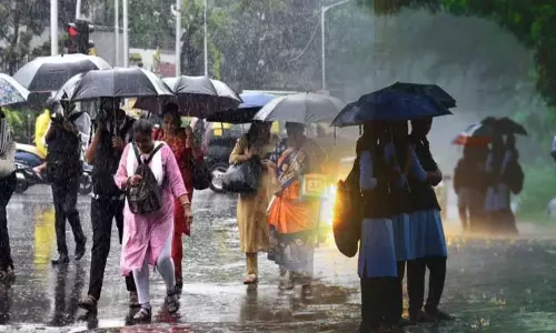 தெலுங்கானாவில்  கனமழையால் மீண்டும்  பள்ளி, கல்லூரிகளுக்கு விடுமுறை அறிவிப்பு.!