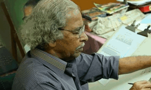 பிரபல ஓவியர் மாருதி உடல்நலக்குறைவால் காலமானார்.!